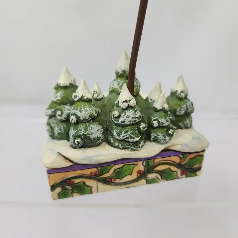 Jim Shore Heartwood Creek Ornament Display Stand 2002 Hanging Hook Mini Trees